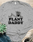 Plant Daddy Long Sleeve Tee - Green Fresh Florals + Plants