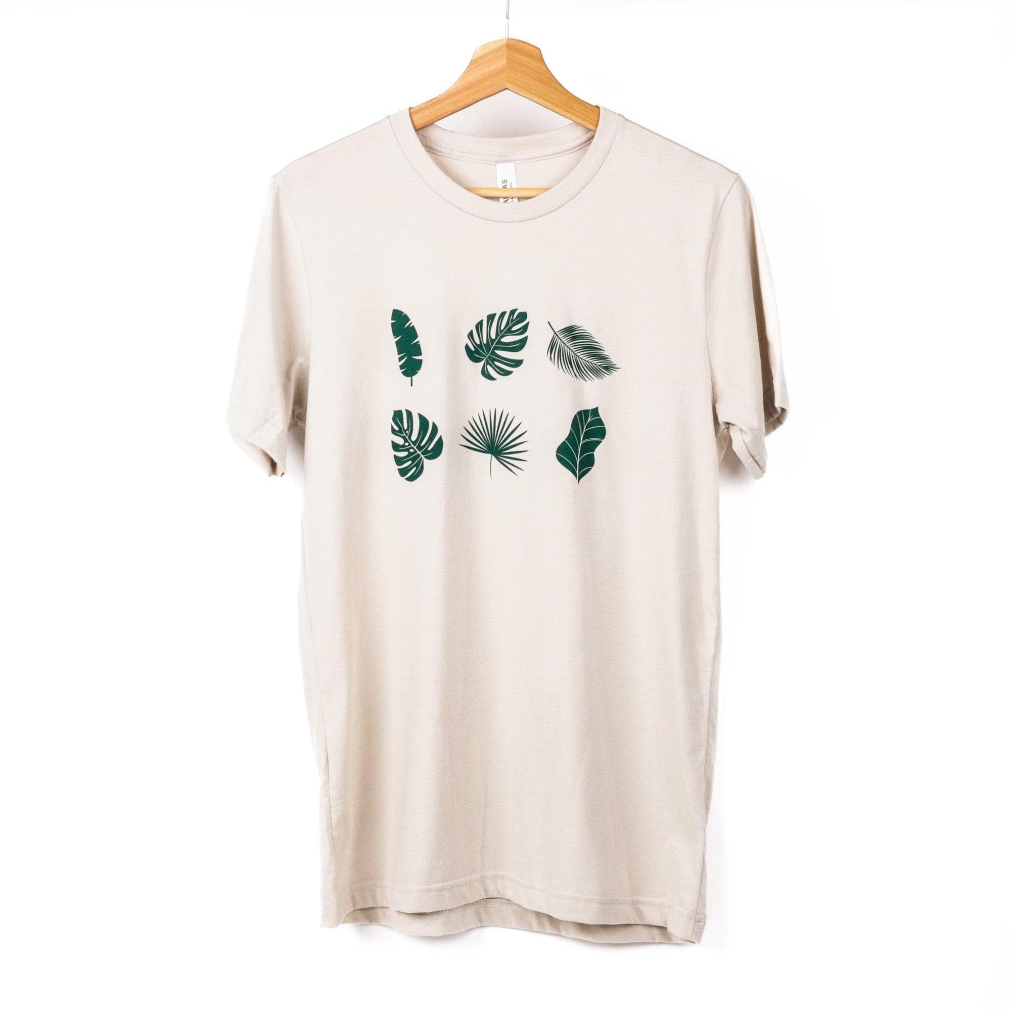 Plant Leaf T-Shirt - Green Fresh Florals + Plants