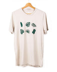 Plant Leaf T-Shirt - Green Fresh Florals + Plants