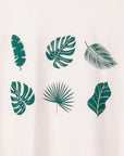 Plant Leaf T-Shirt - Green Fresh Florals + Plants