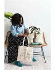 Plant Parent Tote - Green Fresh Florals + Plants