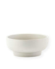 Porcelain Pedestal Bowl - Green Fresh Florals + Plants