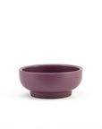 Porcelain Pedestal Bowl - Green Fresh Florals + Plants