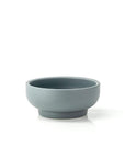 Porcelain Pedestal Bowl - Green Fresh Florals + Plants
