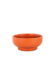 Porcelain Pedestal Bowl - Green Fresh Florals + Plants
