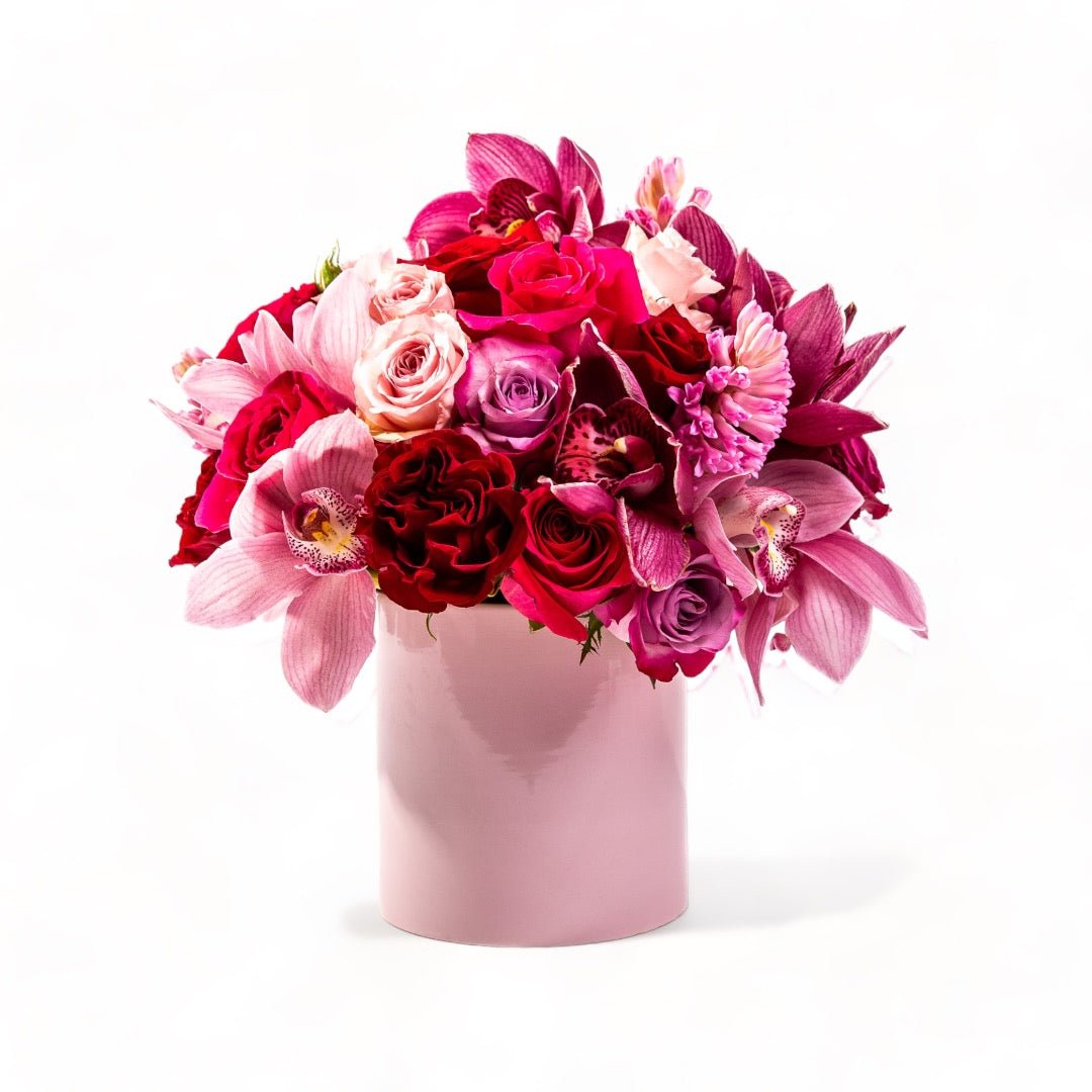 Pretty In Pink Designer Floral - Green Fresh Florals + Plants
