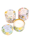 Rifle Illustrated Tin Candles - Green Fresh Florals + Plants