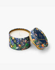 Rifle Illustrated Tin Candles - Green Fresh Florals + Plants