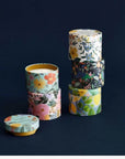 Rifle Illustrated Tin Candles - Green Fresh Florals + Plants