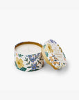 Rifle Illustrated Tin Candles - Green Fresh Florals + Plants
