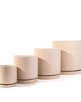 Sesame Gemstone Cylinder - Green Fresh Florals + Plants
