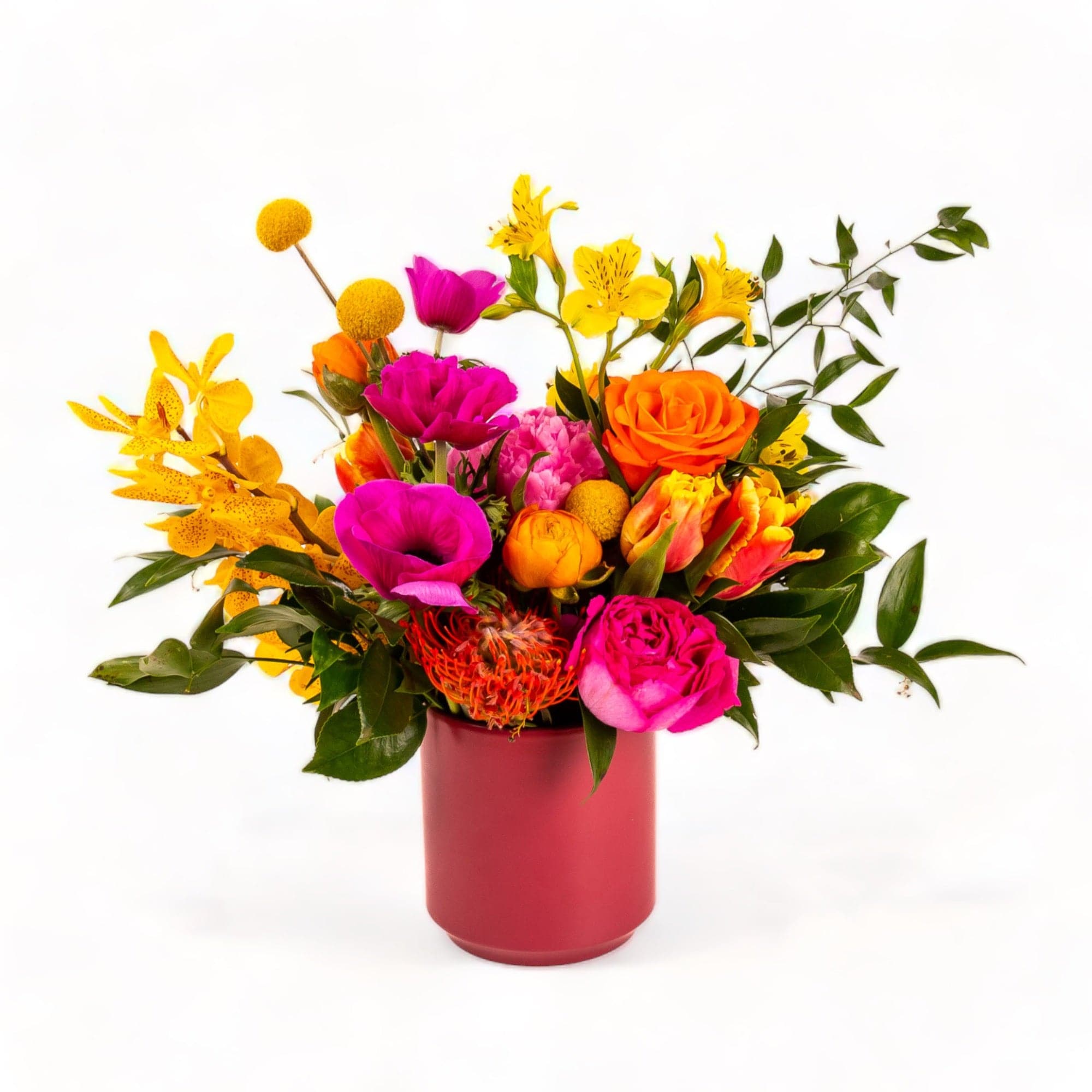 Sunset Sangria Designer Floral - Green Fresh Florals + Plants