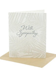 Sympathy Oasis Card - Green Fresh Florals + Plants