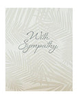Sympathy Oasis Card - Green Fresh Florals + Plants