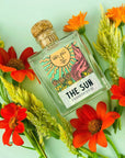 The Sun Tarot Card Home Reed Diffuser - Green Fresh Florals + Plants