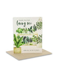 Thank you for Loving Me Card - Green Fresh Florals + Plants