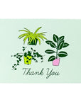Thank You Plants Card - Green Fresh Florals + Plants