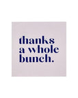 Thanks A Whole Bunch Mini Enclosure Card - Green Fresh Florals + Plants