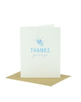 Thanks, You're a Gem Card - Green Fresh Florals + Plants