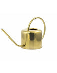 Vintage Brass Watering Can - Green Fresh Florals + Plants
