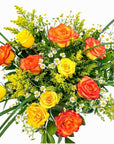 Yellow Ombre Long-Stem Roses - Green Fresh Florals + Plants
