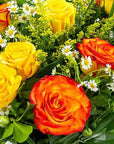 Yellow Ombre Long-Stem Roses - Green Fresh Florals + Plants
