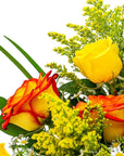 Yellow Ombre Long-Stem Roses - Green Fresh Florals + Plants