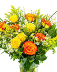 Yellow Ombre Long-Stem Roses - Green Fresh Florals + Plants