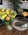 Yellow Ombre Long-Stem Roses - Green Fresh Florals + Plants