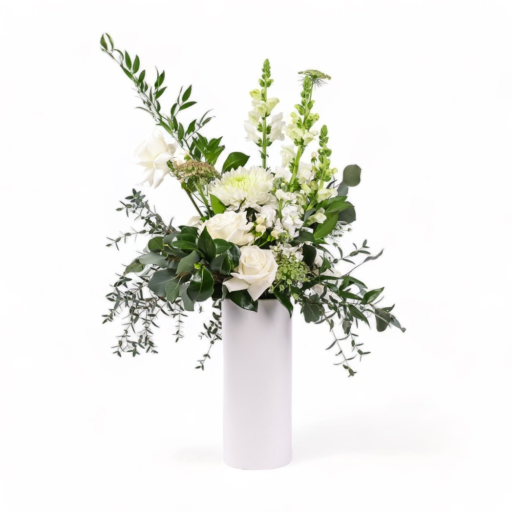 Sympathy Flower Collection - Green Fresh Florals + Plants