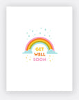 Get Well Soon Rainbow Card