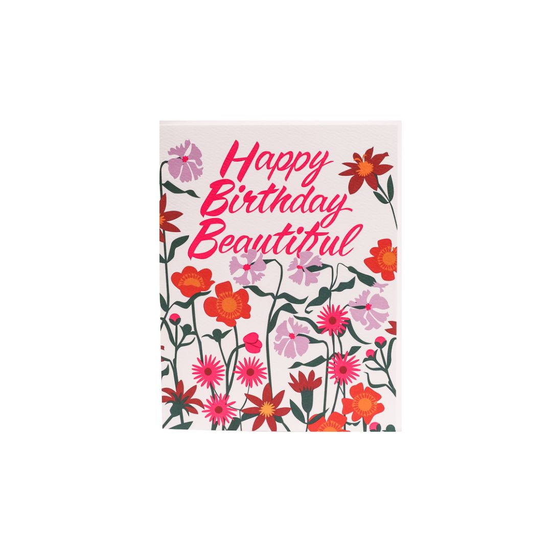 Beautiful Bright Birthday Card from Green Fresh Florals + Plants