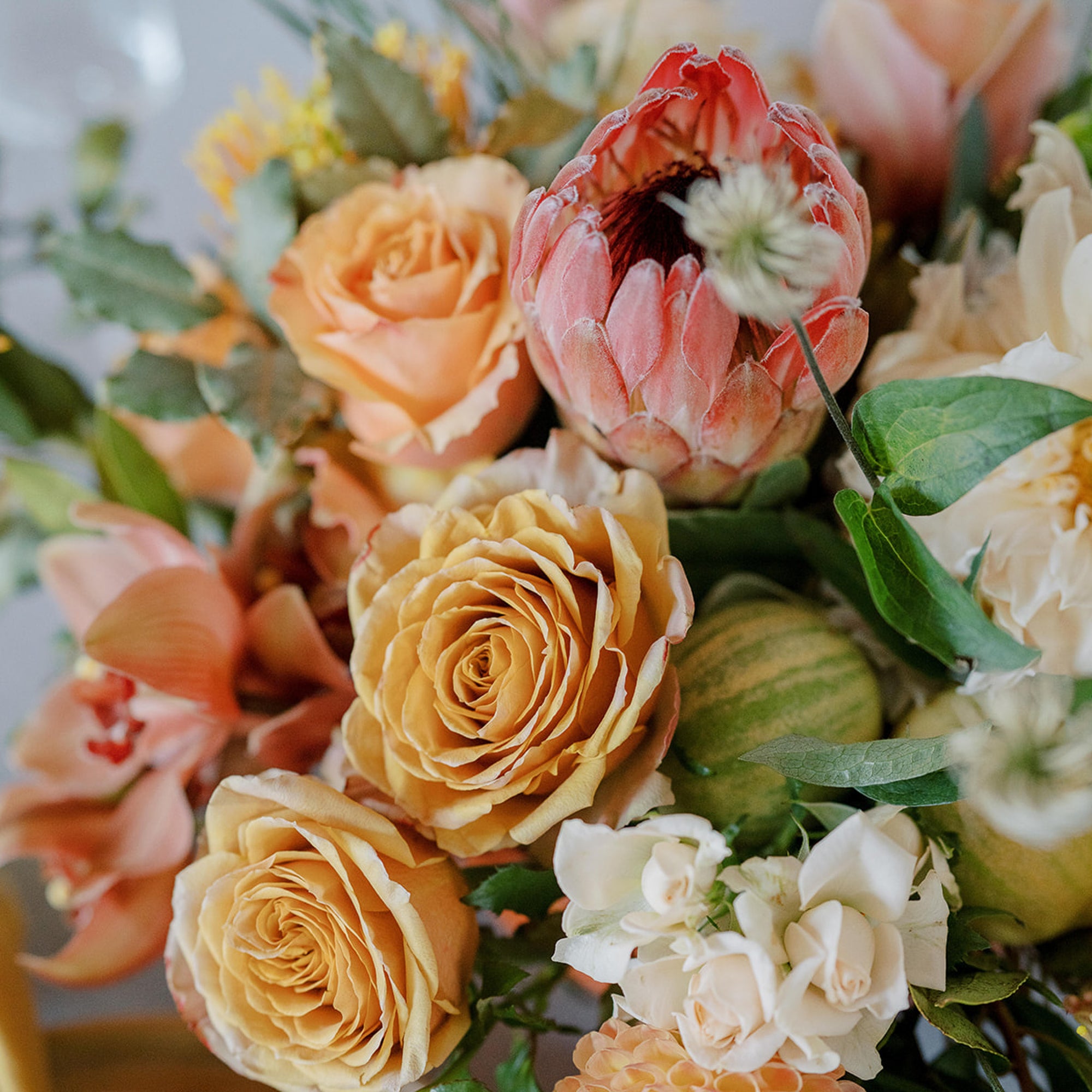 Earthy A la Carte Wedding Centerpiece from Green Fresh Florals + Plants