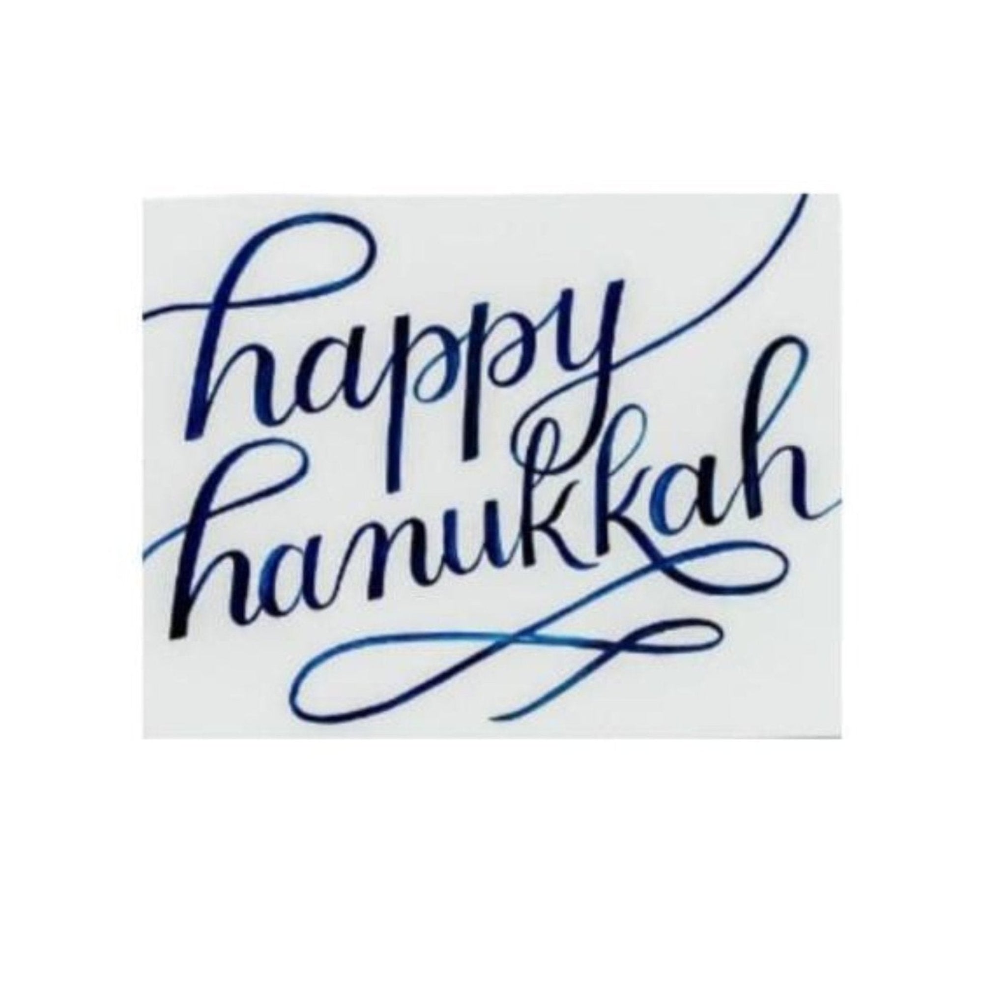 Shop Hanukkah Script Greeting Card | Green Fresh Florals + Plants online from Green Fresh Florals + Plants