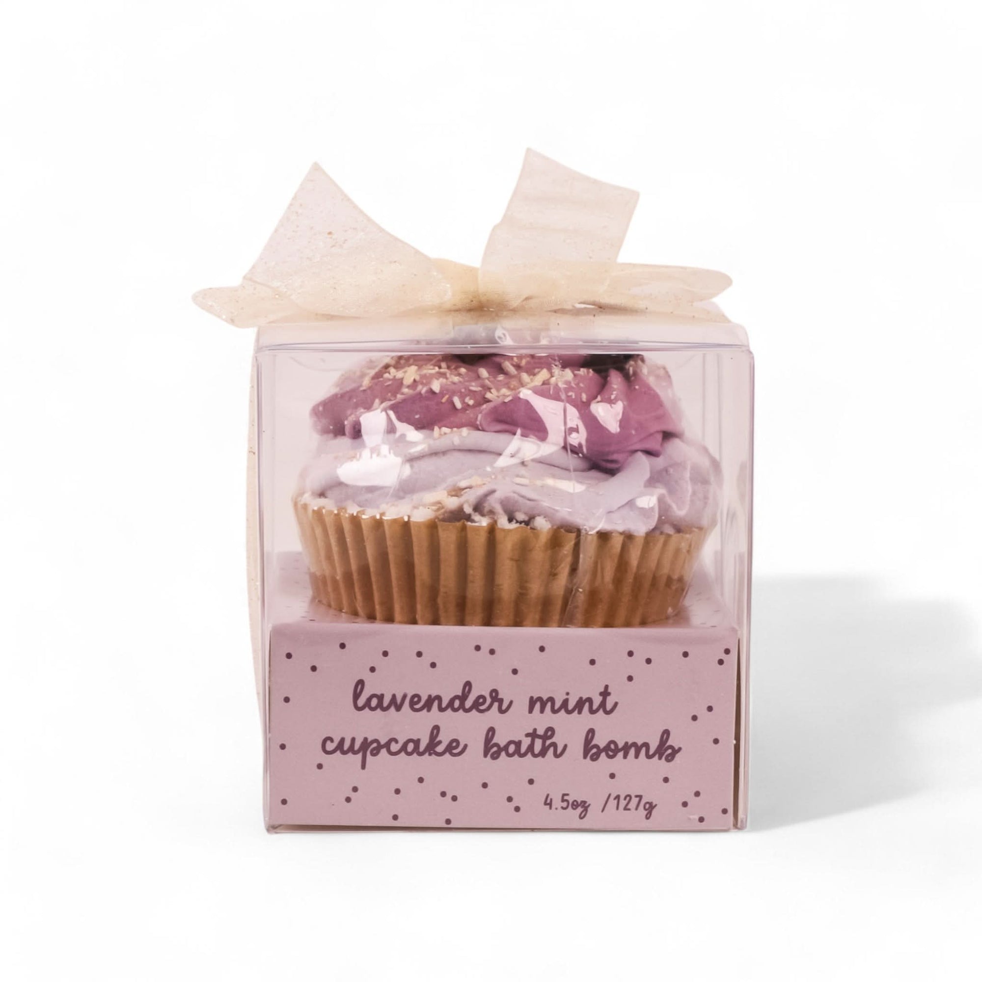 Lavender Mint Cupcake Bath Bomb From Green Fresh Florals + Plants