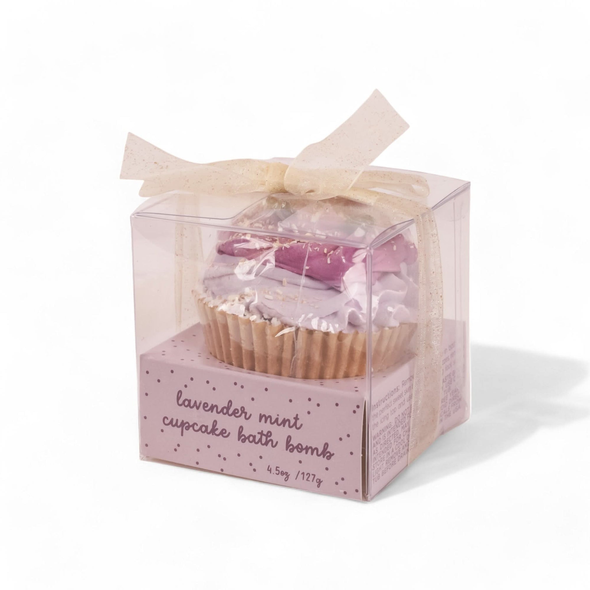 Lavender Mint Cupcake Bath Bomb From Green Fresh Florals + Plants