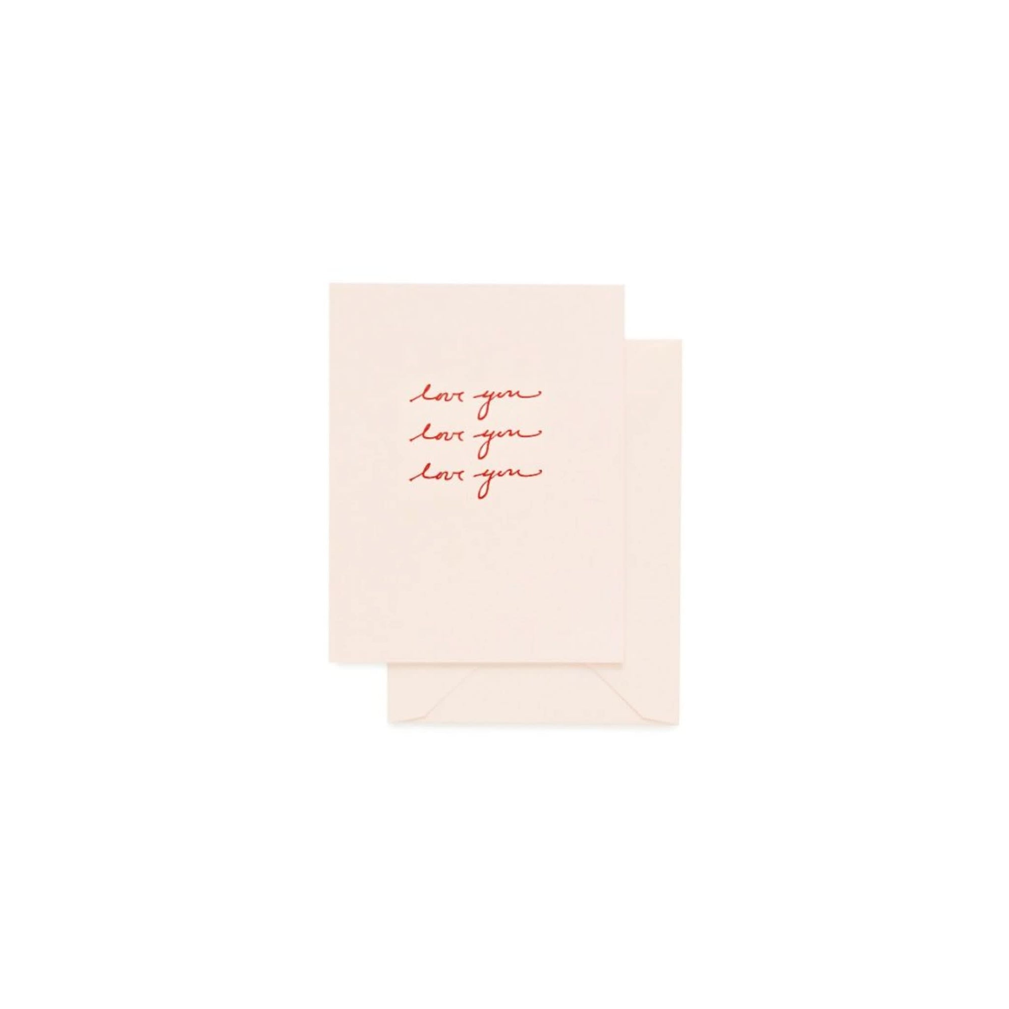 Love You Three Times Card from Green Fresh Florals + Plants