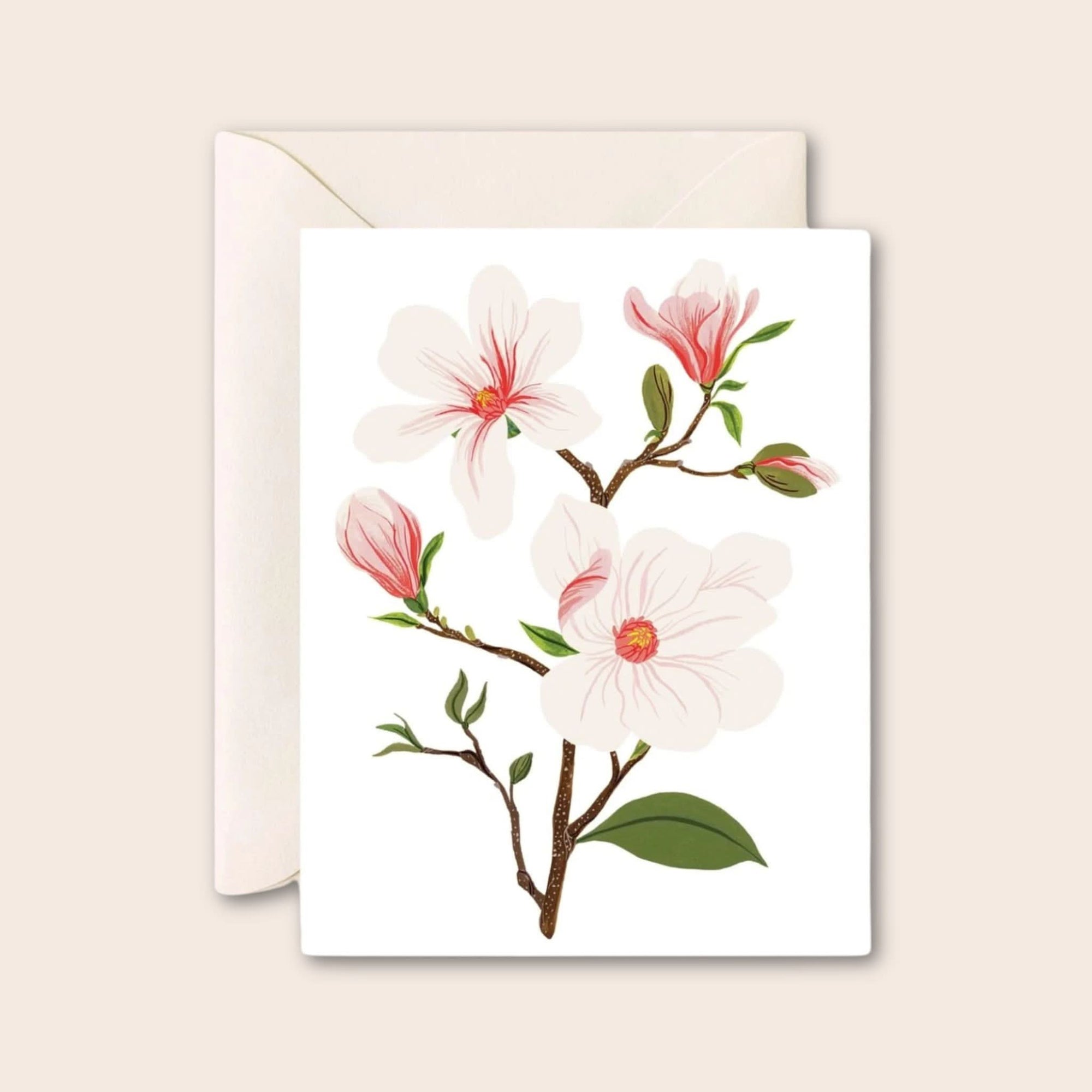 Magnolia Branch Greeting Card from Green Fresh Florals + Plants