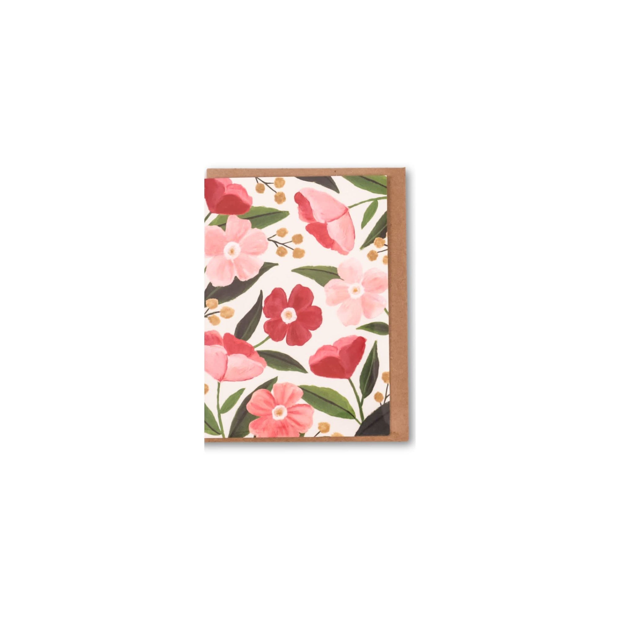 Mini Valentine&#39;s Day Card-Poppy Floral from Green Fresh Florals + Plants