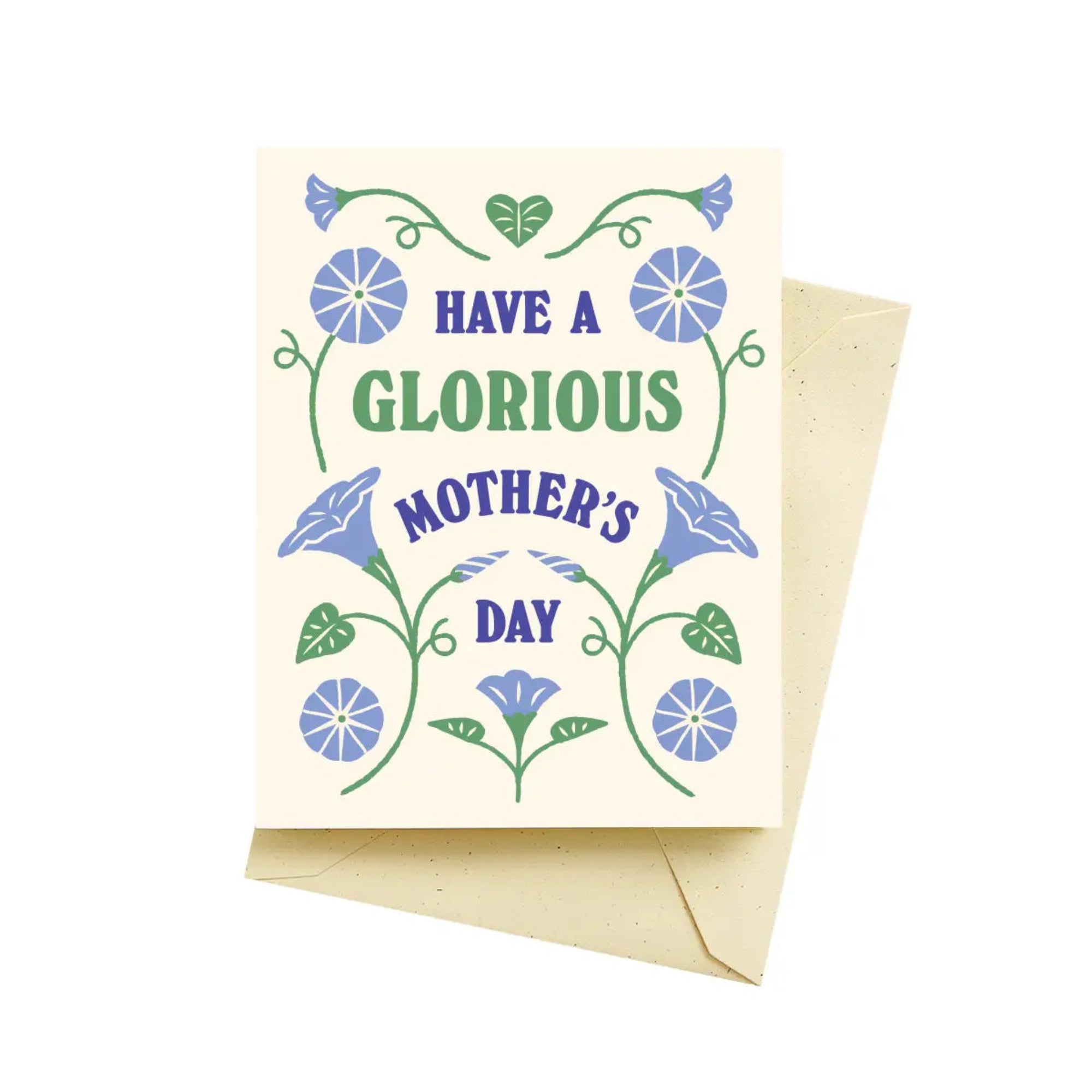Morning Glory Mother's Day Card from Green Fresh Florals + Plants