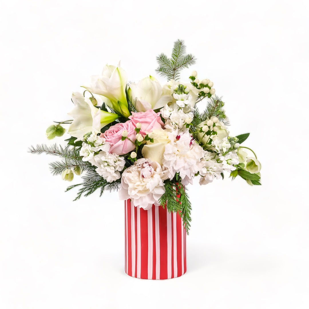 Peppermint Swirl Designer Floral from Green Fresh Florals + Plants