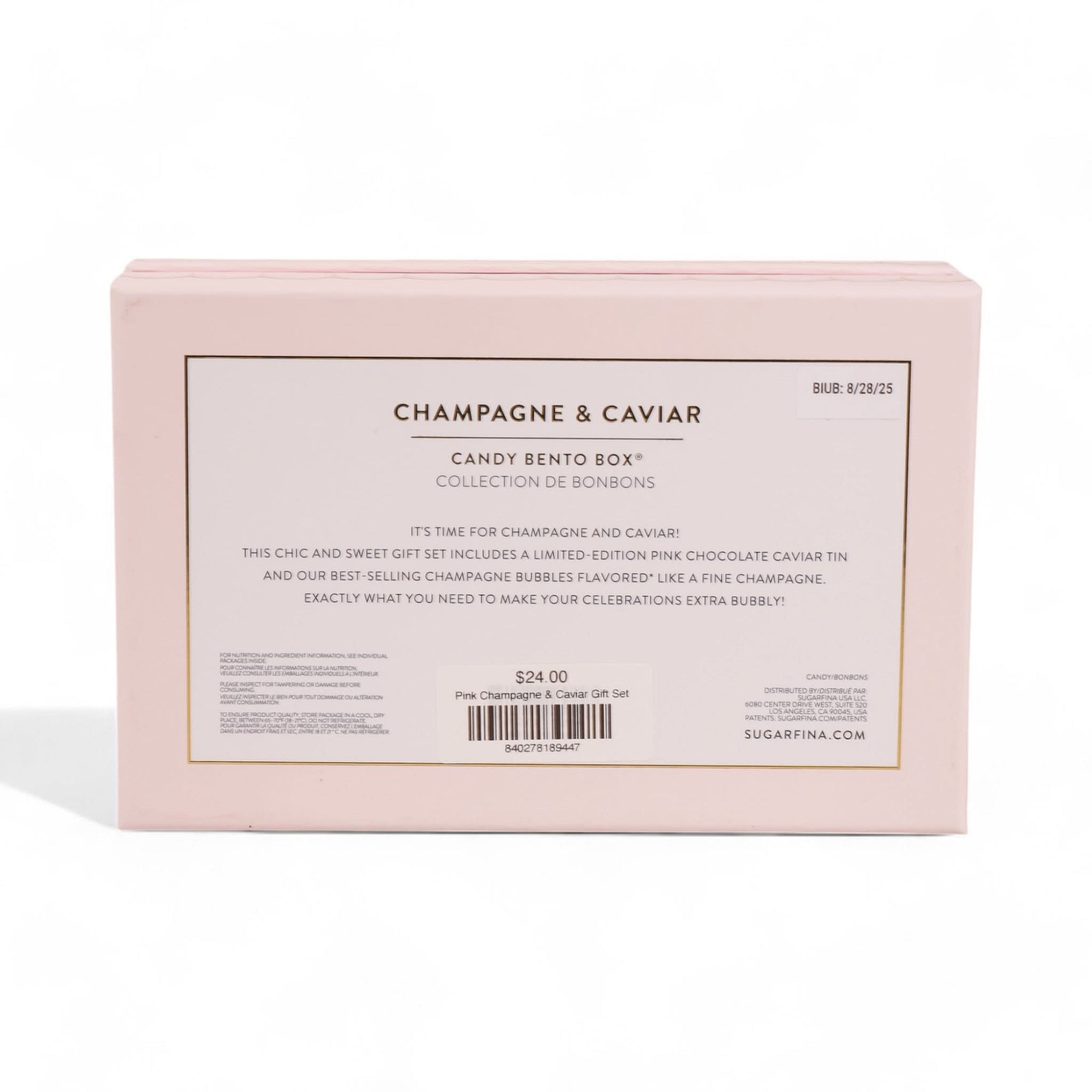 Pink Champagne & Caviar Gift Set from Green Fresh Florals + Plants