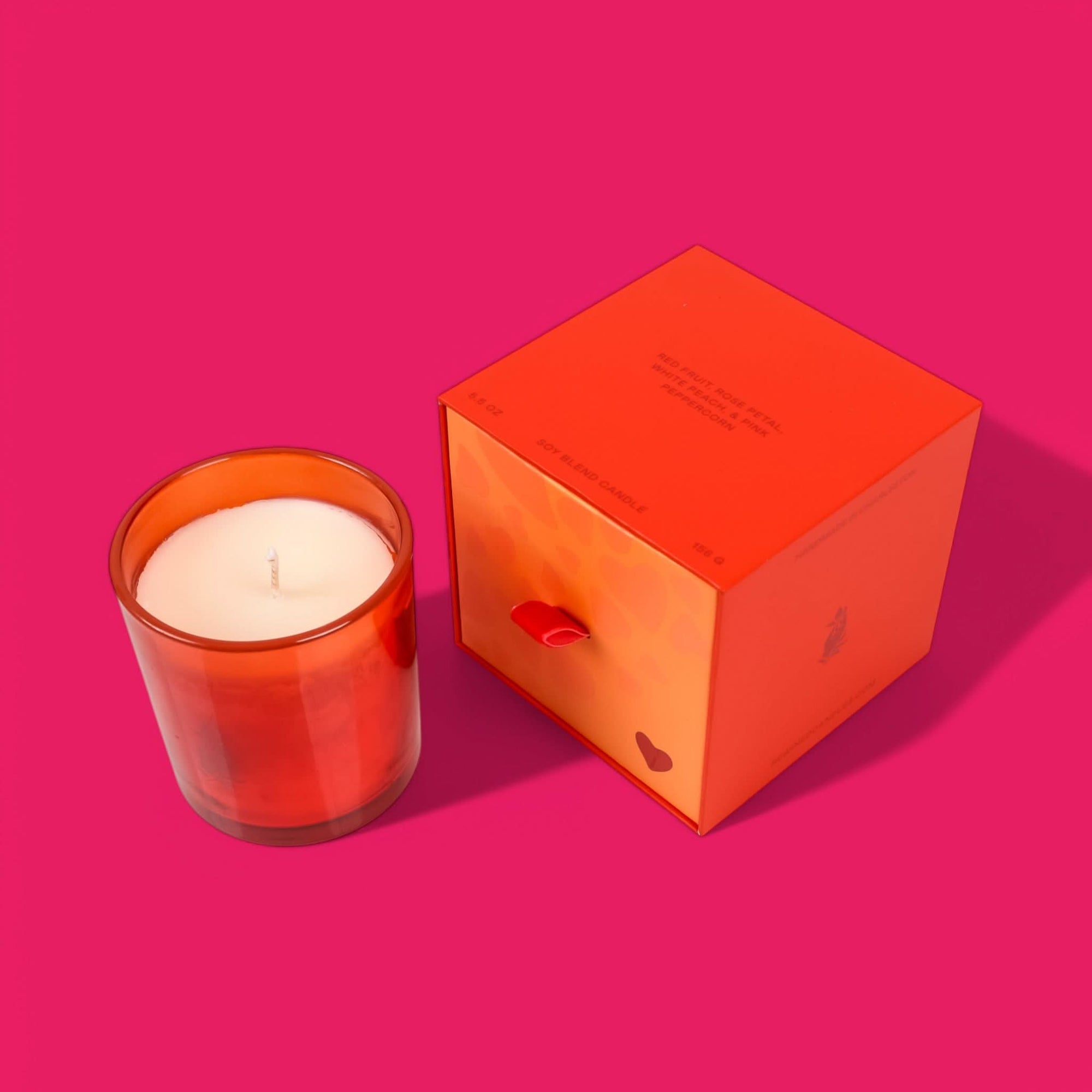 Rosè Boxed Tumbler Candle from Green Fresh Florals + Plants