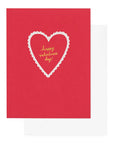 Scallop Heart Valentine's Day Card from Green Fresh Florals + Plants