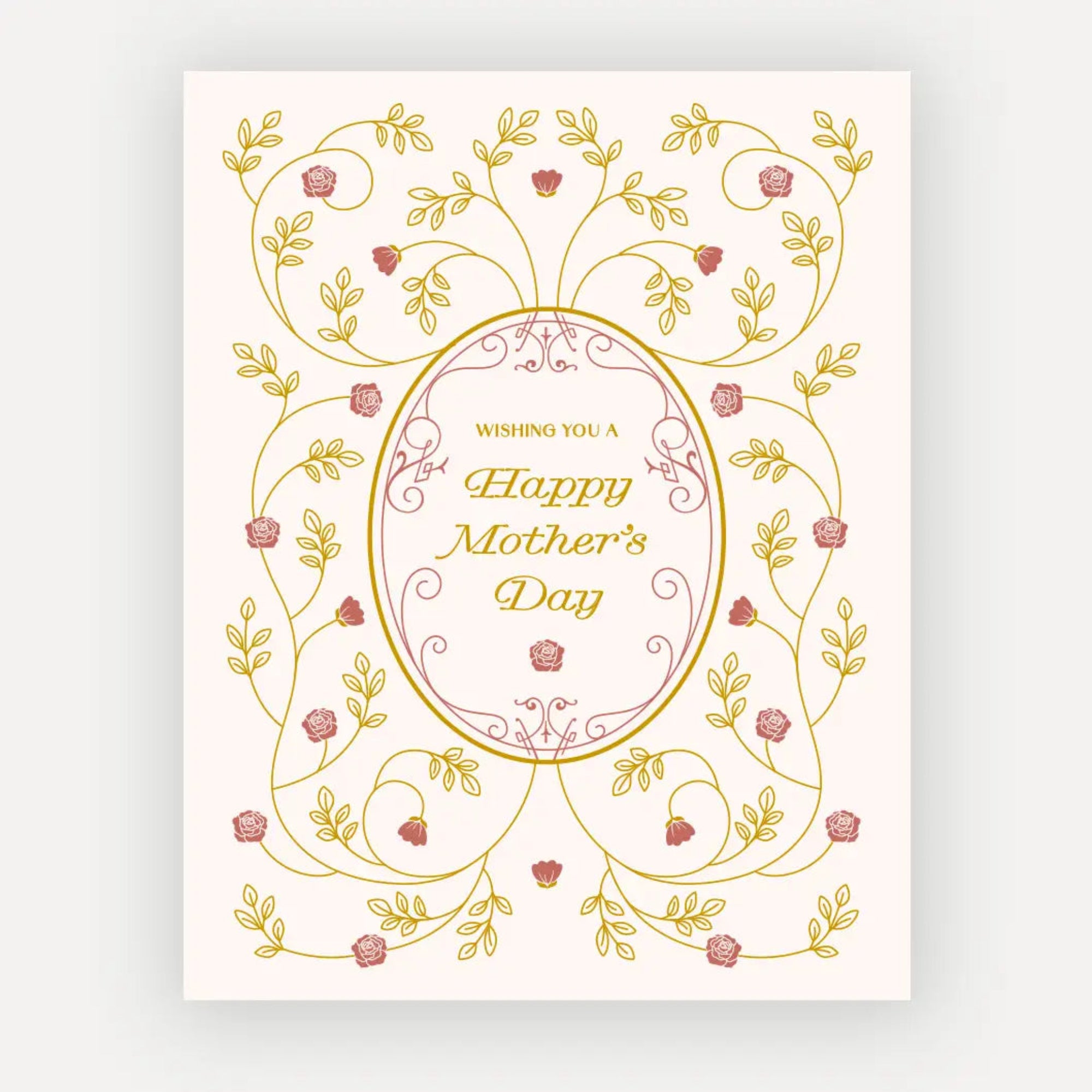 Vintage Rose Mother’s Day Card from Green Fresh Florals + Plants