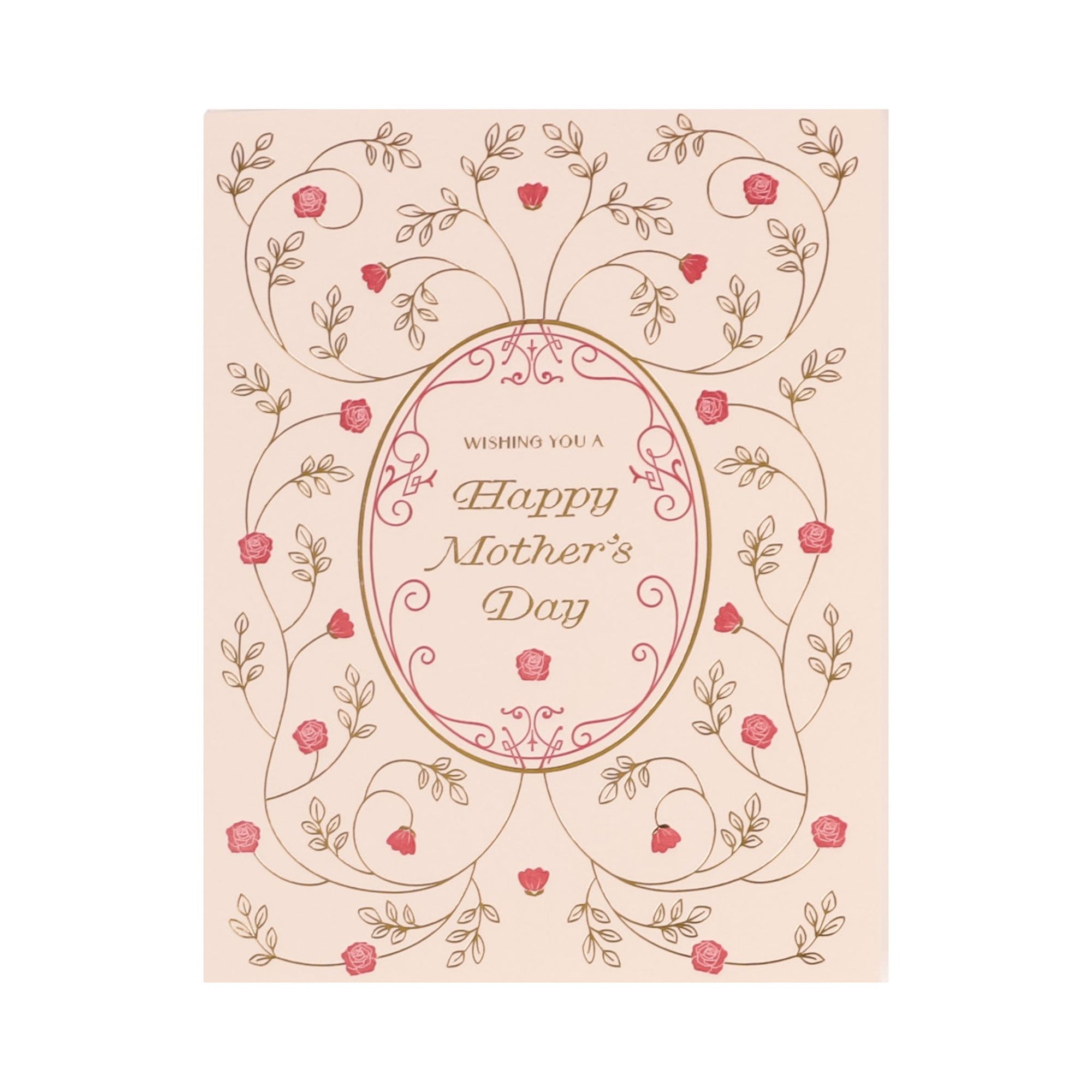 Vintage Rose Mother’s Day Card from Green Fresh Florals + Plants