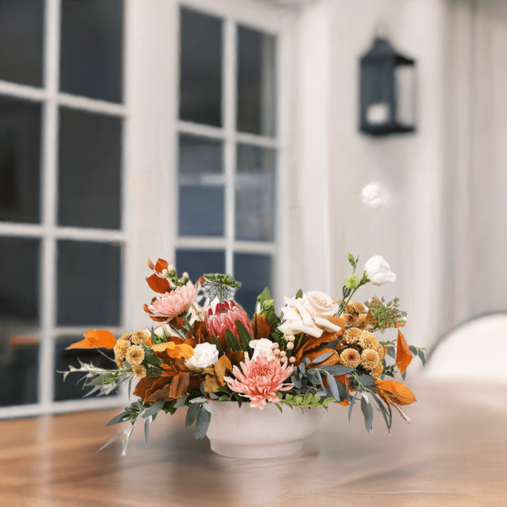 Autumn Dew Centerpiece Floral - Green Fresh Florals + Plants