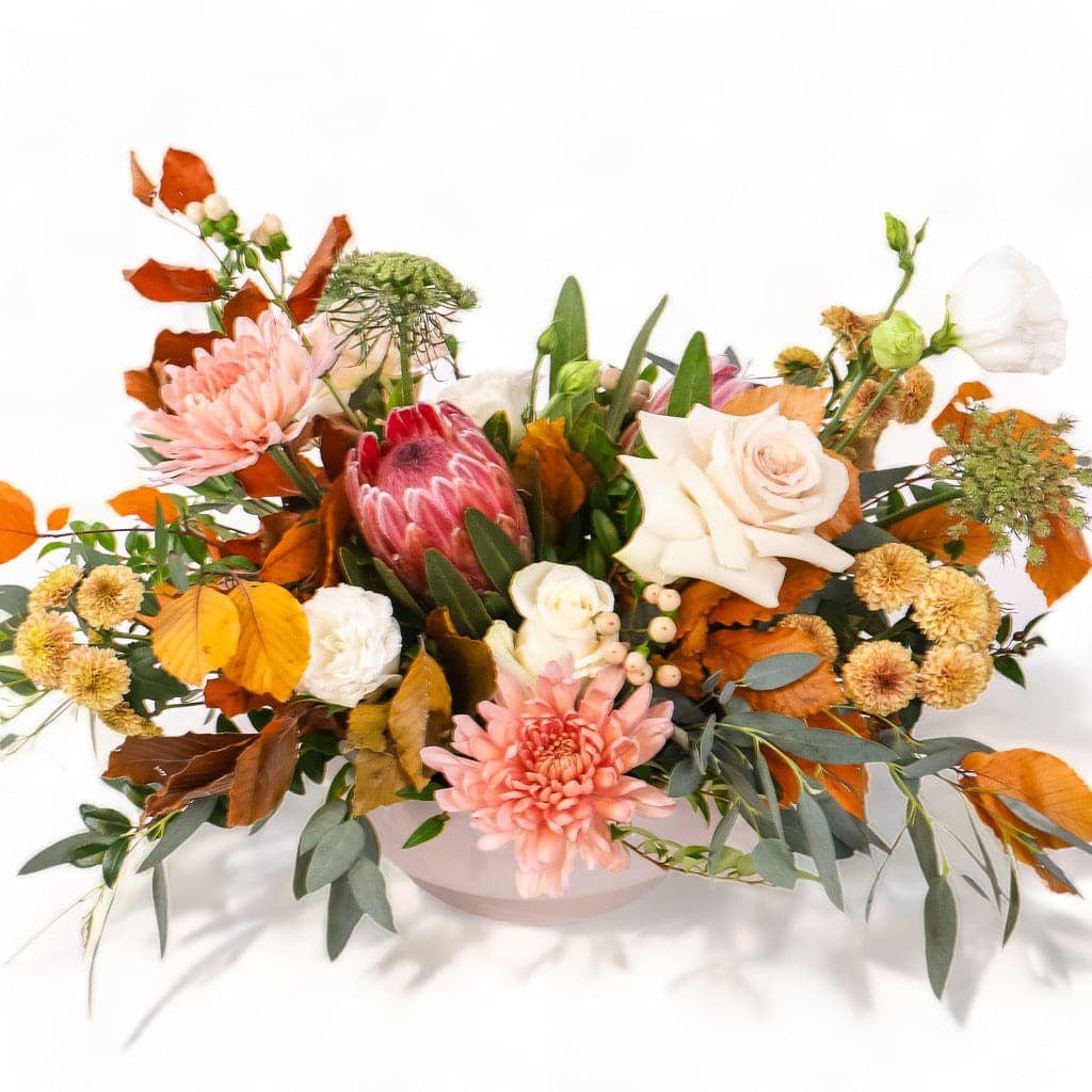 Autumn Dew Centerpiece Floral - Green Fresh Florals + Plants