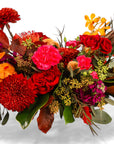 Autumn Harvest Centerpiece - Green Fresh Florals + Plants