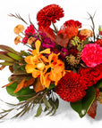 Autumn Harvest Centerpiece - Green Fresh Florals + Plants